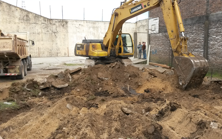 Primeras excavaciones